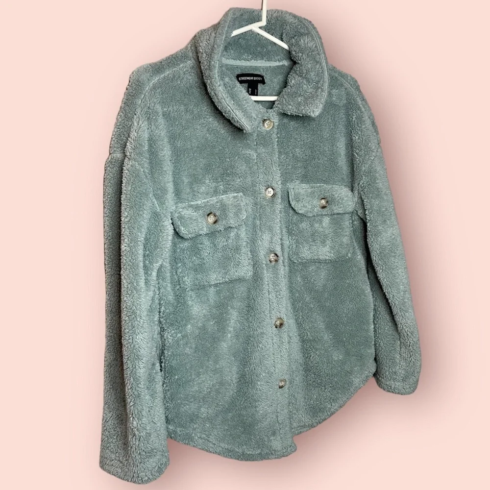 Streetwear Society Sherpa Jacket - Picture 3 of 12